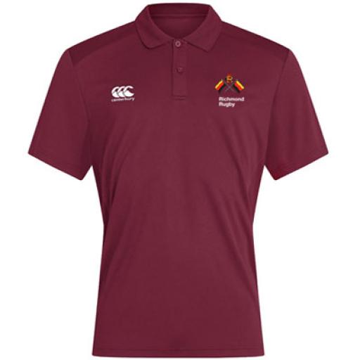 Richmond Players Maroon Dry Polo Men & Women