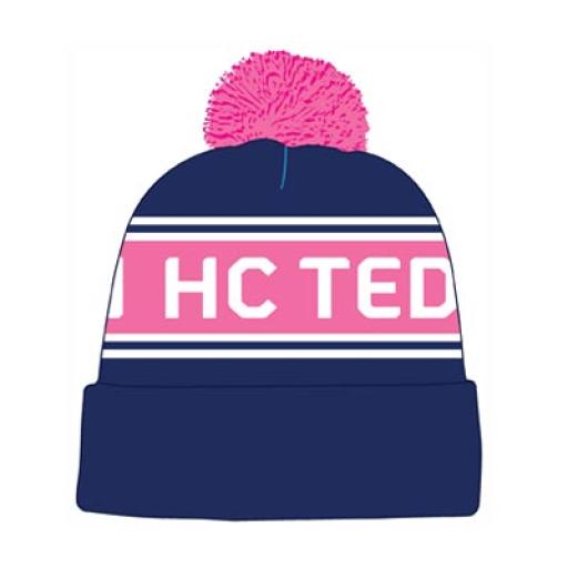 Teddington HC Bobble Hat (Pink/Navy)