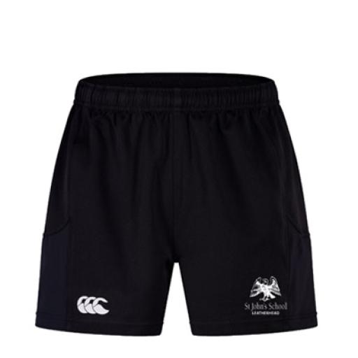 St John's Leatherhead Senior Rugby Short (Black)