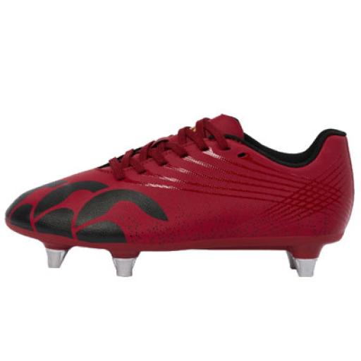 CCC Stampede Rugby Boot SG Junior (Red/Black)