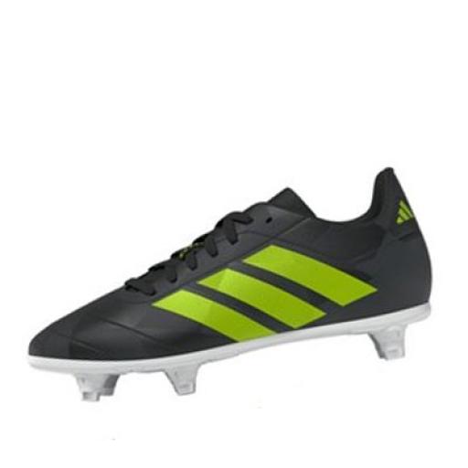 Adidas Junior Rugby Boot (Black/Fluo)
