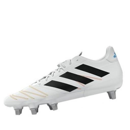 Adidas Kakari Elite Rugby Boot (White/Black)